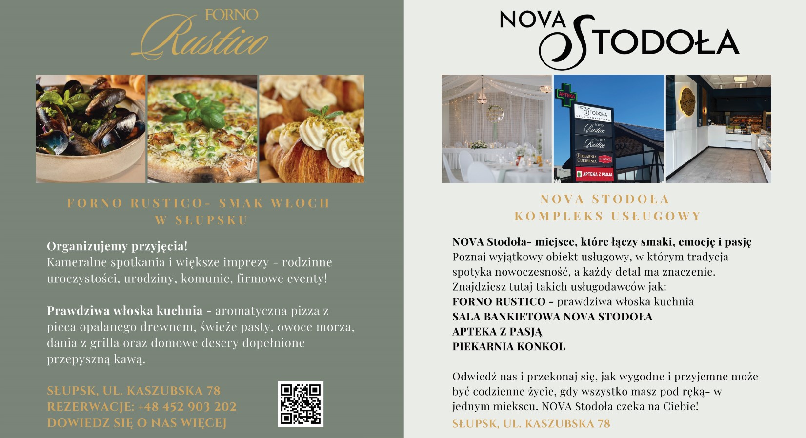 Forno Rustico NOVA STODOŁA - restauracje SŁUPSK restauracje SŁUPSK